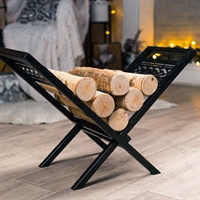 Разборная дровница для камина 103-232R металлическая - фото 54498