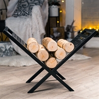 Разборная дровница для камина 103-232R металлическая - фото 54500