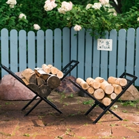 Разборная дровница для камина 103-232R металлическая - фото 54508