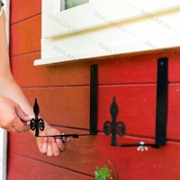 Кронштейны регулируемые для кашпо (2 шт) 203-030 - фото 54513