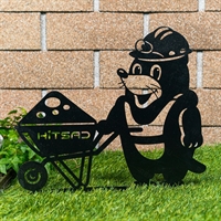 Металлическая садовая декоративная фигура 801-140 Крот - фото 54555