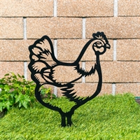 Металлическая садовая декоративная фигура 801-150 Курица - фото 54571