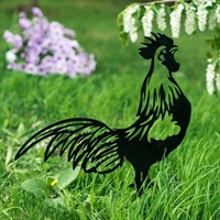 Металлическая садовая декоративная фигура 801-151 Петух - фото 54586