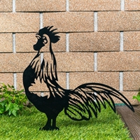 Металлическая садовая декоративная фигура 801-151 Петух - фото 54587