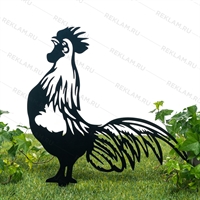 Металлическая садовая декоративная фигура 801-151 Петух - фото 54591