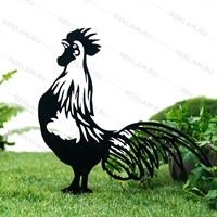 Металлическая садовая декоративная фигура 801-151 Петух - фото 54592