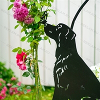 Шпалера для садовых растений Собака с бабочкой 202-015 h=110 см - фото 54648
