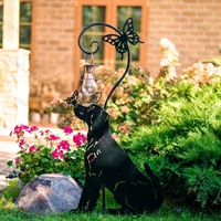 Шпалера для садовых растений Собака с бабочкой 202-015 h=110 см - фото 54657