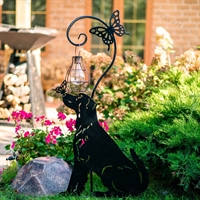 Шпалера для садовых растений Собака с бабочкой 202-015 h=110 см - фото 54658