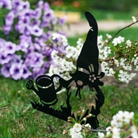 Садовая декоративная фигура Гном металл - фото 54665