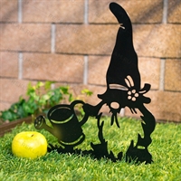 Садовая декоративная фигура Гном металл - фото 54666