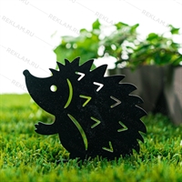 Садовая декоративная фигура Ежата 3 шт  металл - фото 54737