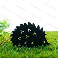 Садовая декоративная фигура Ежата 3 шт  металл - фото 54738