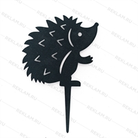 Садовая декоративная фигура Ежата 3 шт  металл - фото 54739