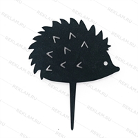 Садовая декоративная фигура Ежата 3 шт  металл - фото 54741