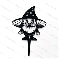 Садовая декоративная фигура Гриб металл - фото 54782