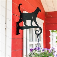 Кронштейн для подвесного кашпо  201-054 Черный кот - фото 54793