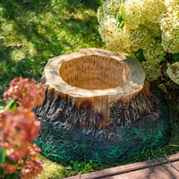 Кашпо Пень большой F02013 ламинат h=36 см - фото 54802