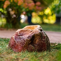 Кашпо камень большой F08056 h=24 см полистоун - фото 54811