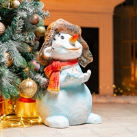 снеговик новогодний