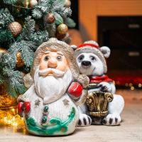 Фигура новогодняя Дед Мороз малый - фото 55362