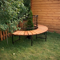 Скамейка полукруглая