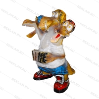 Фигура Змей горыныч с гармонью