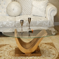 Журнальный стол волна