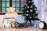 Декоративные сани подставка под елку