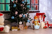 Новогоднее оформление витрин