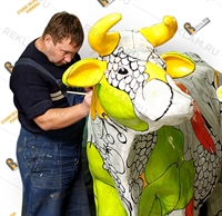 Объемные фигуры животных Объемные фигуры животных