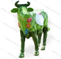 Рекламная фигура Корова -зеленая