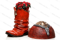 Рекламная фигура Сапог со шпорами, фибергласс, 95 см. - фото 7204