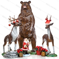 новогодние фигуры из пенопласта