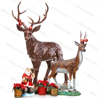 Уличные фигуры к новому году