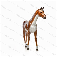 Ростовая фигура Лошадь бурая, пластик, 235 x 190 см. - фото 7360 Ростовая фигура Лошадь бурая, пластик, 235 x 190 см. - фото 7360