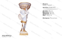 интерьерная фигура ангел с вазой F03081 WG