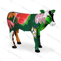 рекламная фигура из стеклопластика телёнок