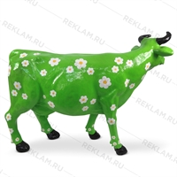 фигура коровы из стеклопластика 