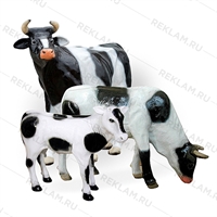 комплект рекламных фигур из стеклопластика