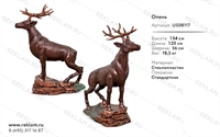 Рекламная фигура из стеклопластика олень US08117