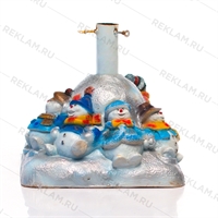 новогодний декор из стеклолпастика