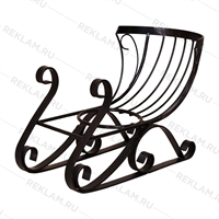 декоративные кованые сани декоративные кованые сани